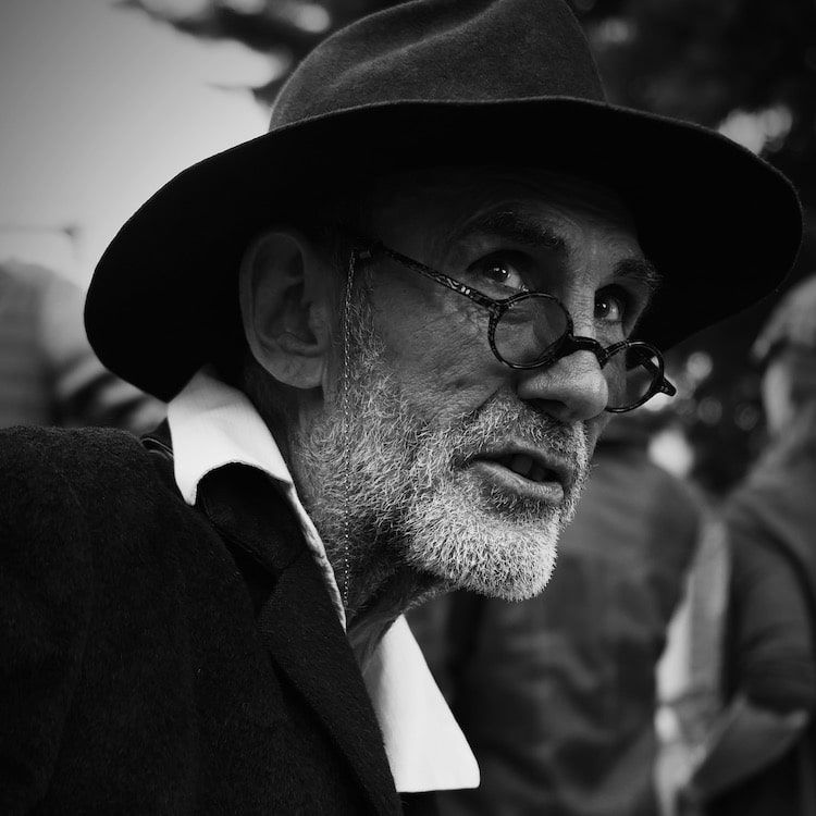 Photo portrait noir et blanc normandie