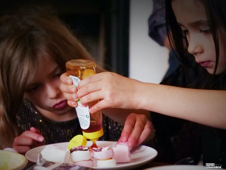 Enfants tartine de miel