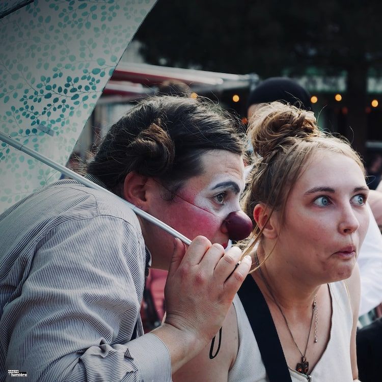Clown dans la rue