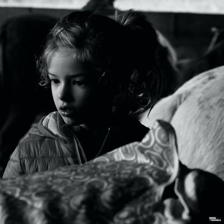 Portait d'enfant en normandie.