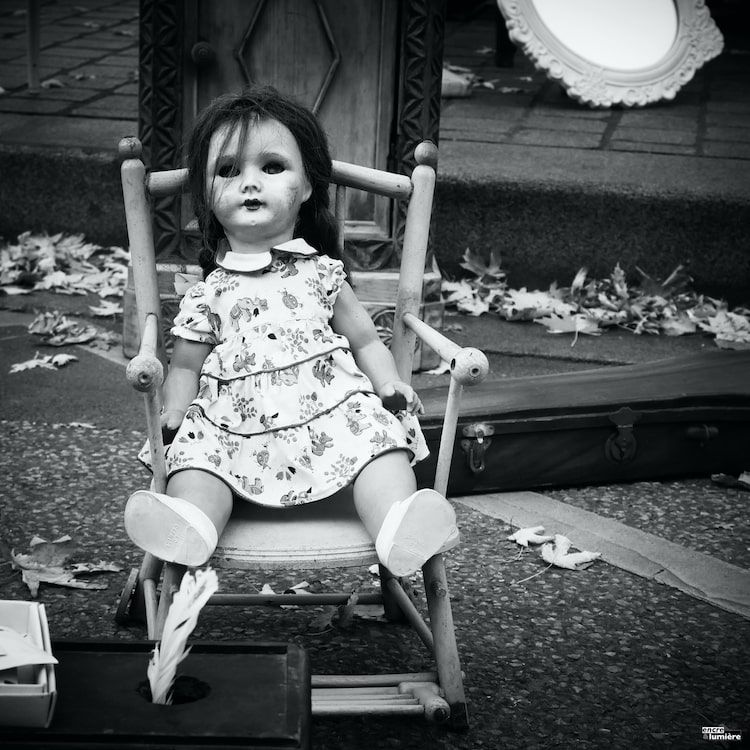 poupée ancienne, brocantes, vide-grenier, foire à tout - Photo : Antoine Fantin