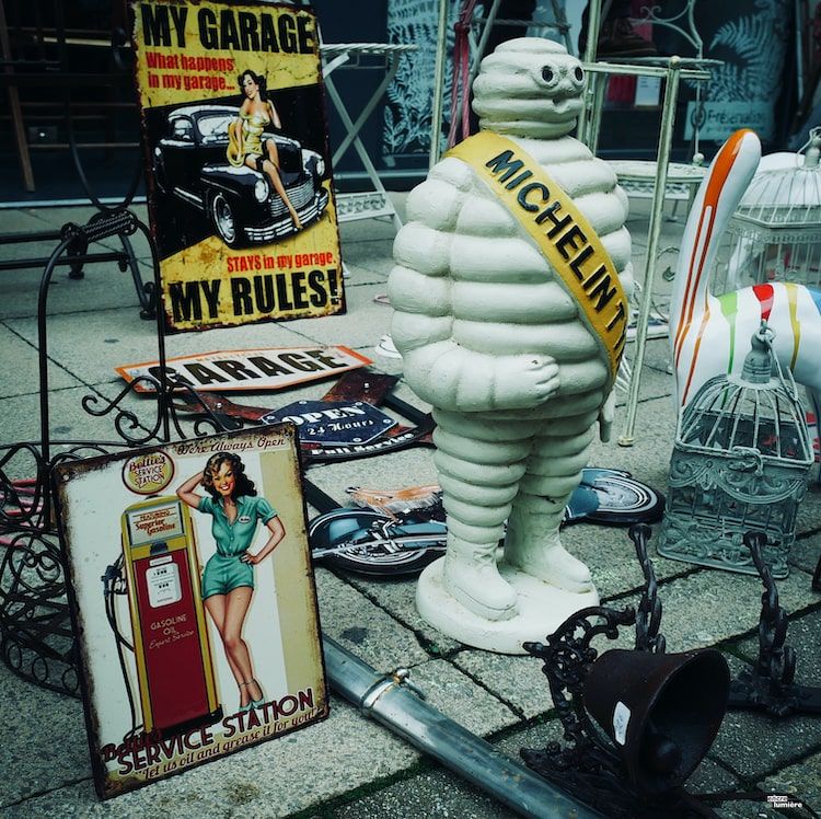 bibundum michelin, brocantes, vide-grenier, foire à tout - Antoine Fantin