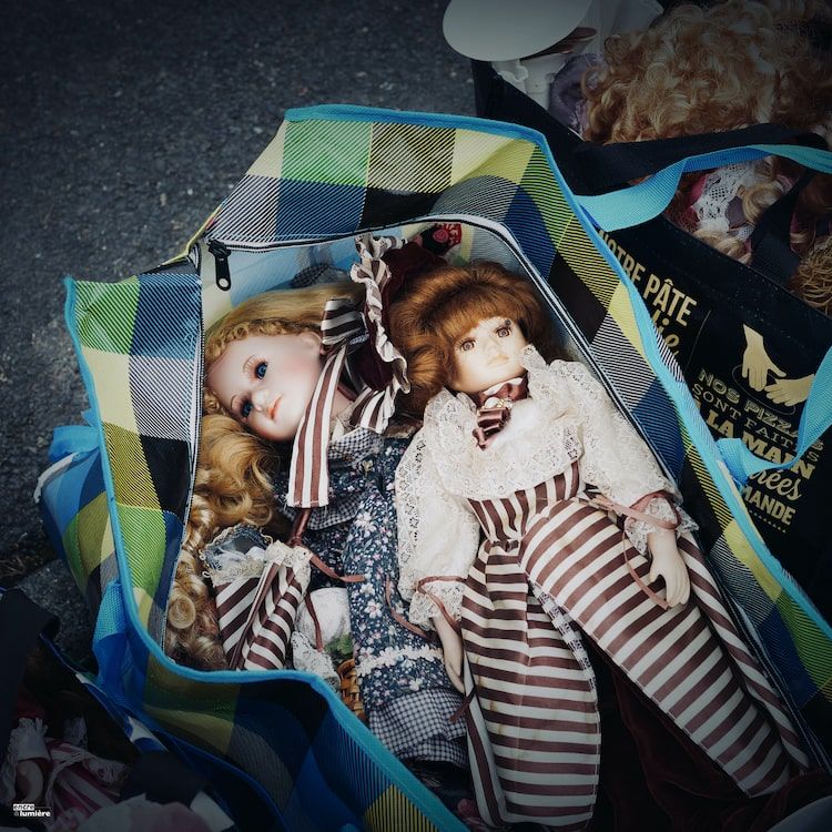 poupée ancienne, brocantes, vide-grenier, foire à tout - Photo : Antoine Fantin