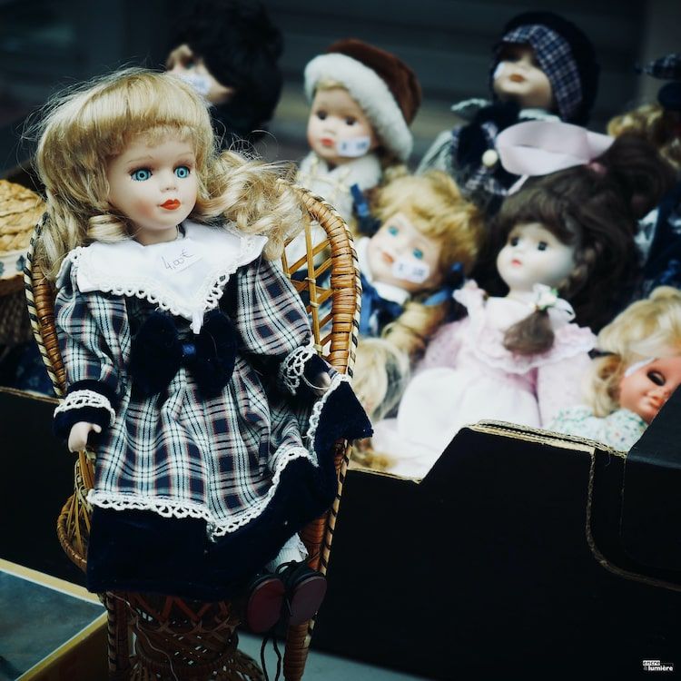 poupée ancienne, brocantes, vide-grenier, foire à tout - Photo : Antoine Fantin