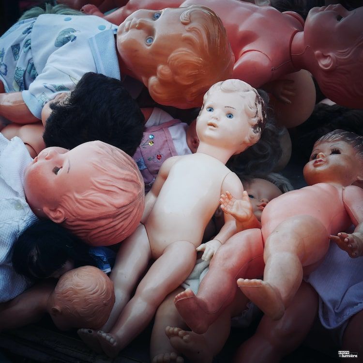 poupée ancienne, brocantes, vide-grenier, foire à tout - Photo : Antoine Fantin