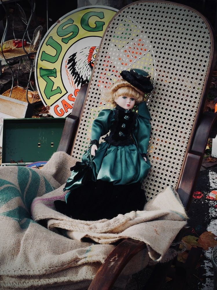poupée ancienne, brocantes, vide-grenier, foire à tout - Photo : Antoine Fantin
